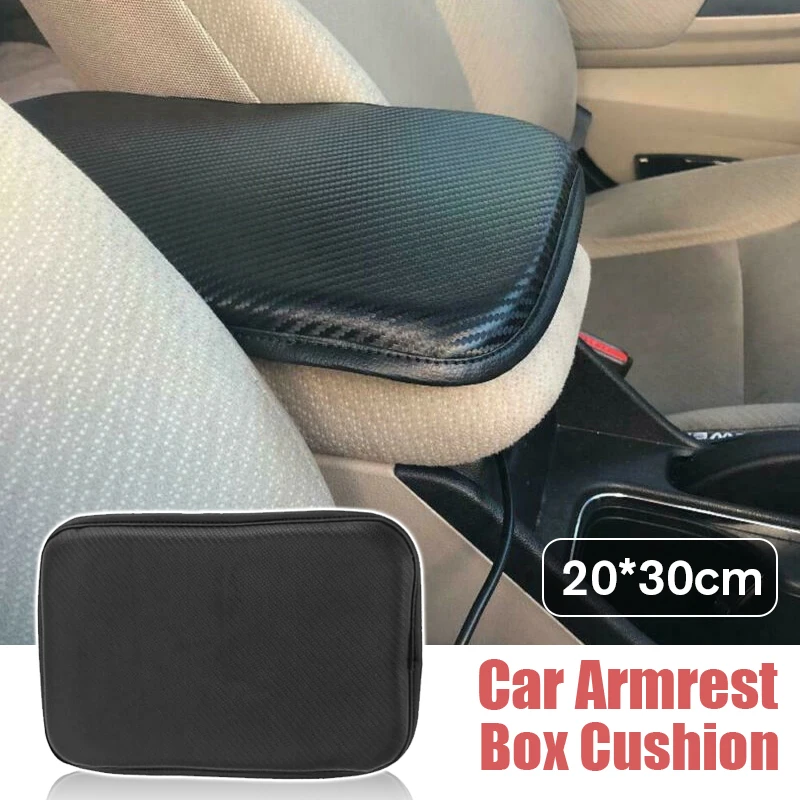 

Carbon Fiber Non-slip Car Armrest Box Pad General Interior Central Protective Pads Memory Cotton Handrail To Relieve Fatigue