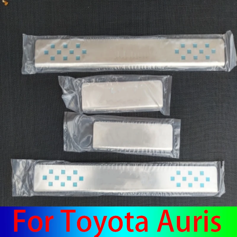 

For Toyota Auris E150 E180 2013 2014 2015 2016 2017 2018 Car styling Stainless Steel Car Door Sill Scuff Plate Cover