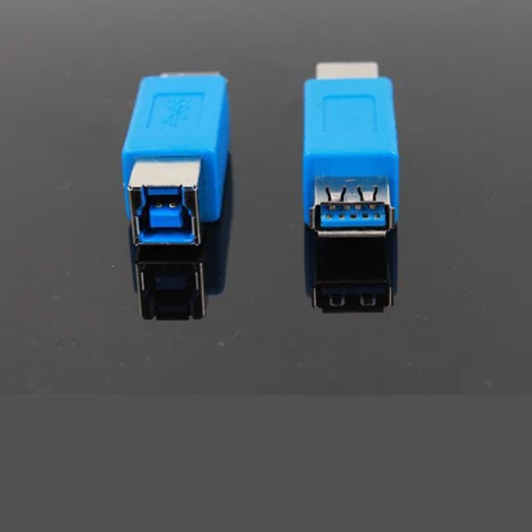 Lingable USB 3,0 адаптер для принтера USB Тип B штекер/гнездо-штекер/гнездо разъем для печати конвертер для сканера