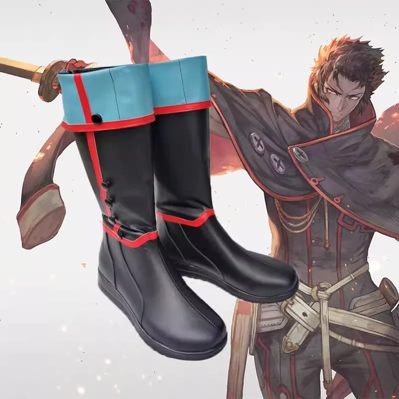 Fate/Grand Order FGO Hijikata Toshizo Костюмные ботинки для косплея аниме ручной работы из