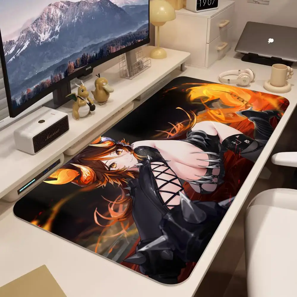 Большой коврик для мыши Sinder Vtuber с аниме игровой офиса креативный Настольный