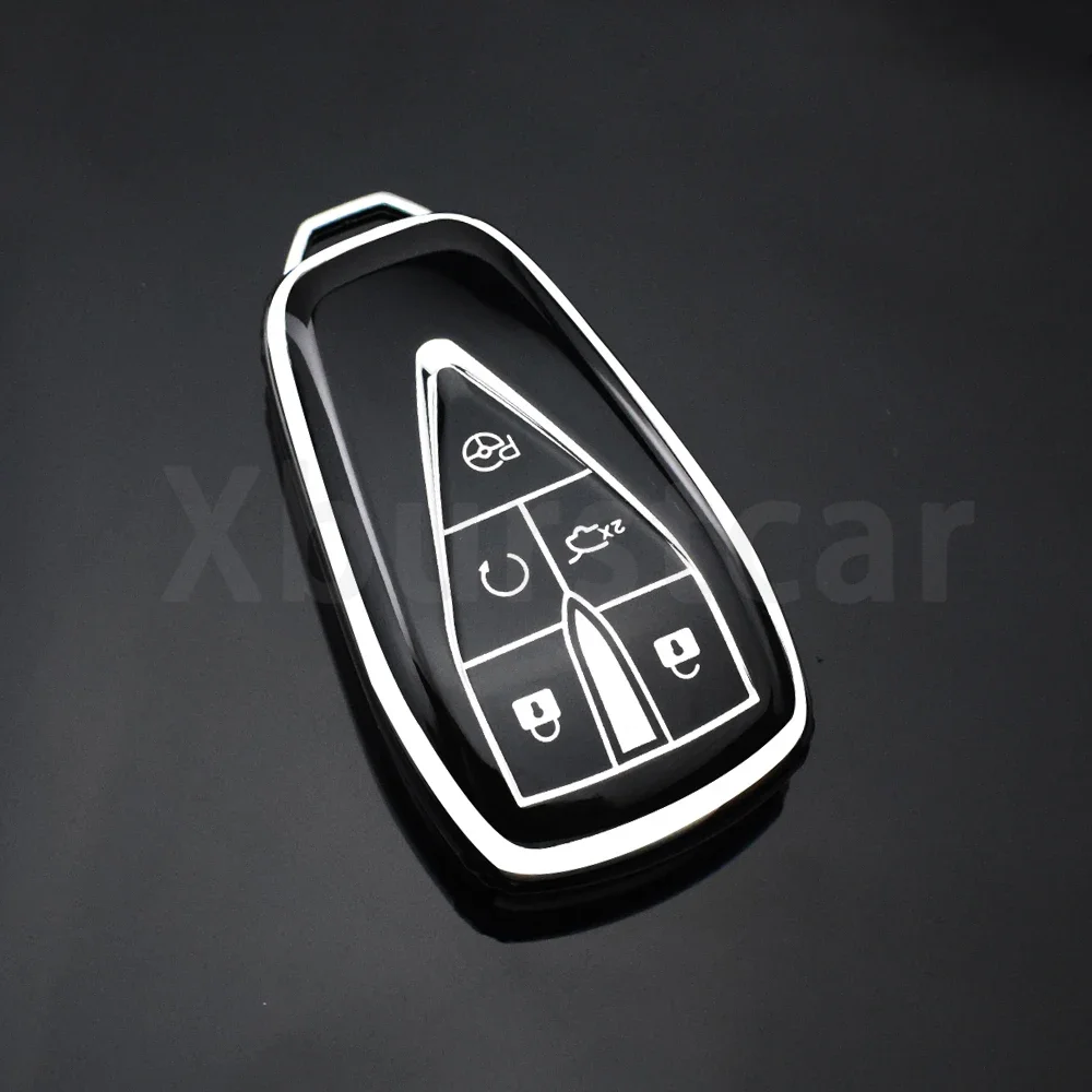 

3/4/5 кнопок из ТПУ, чехол для автомобильного ключа, чехол-держатель для брелока, сумка для Changan CS35 Plus CS55 Plus CS75 Plus 2019 2020, защита без ключа