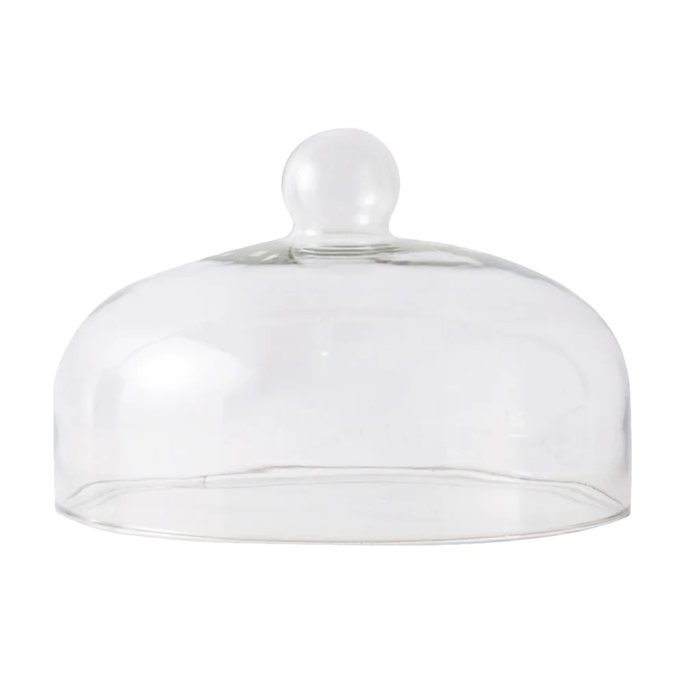 

Coverdome Glass Cloche Dessert Covers Display Cheese Table Plate Cake Lid Guard Jar Bell Serving Picnic Fresh Snack Kitchen Cup
