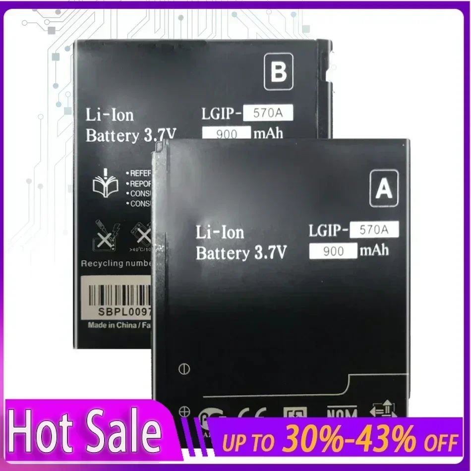 LGIP-570A 900 мАч Сменный аккумулятор для мобильного телефона LG KC550 KC780 KF700 KP500 KX500 KC560 KV500