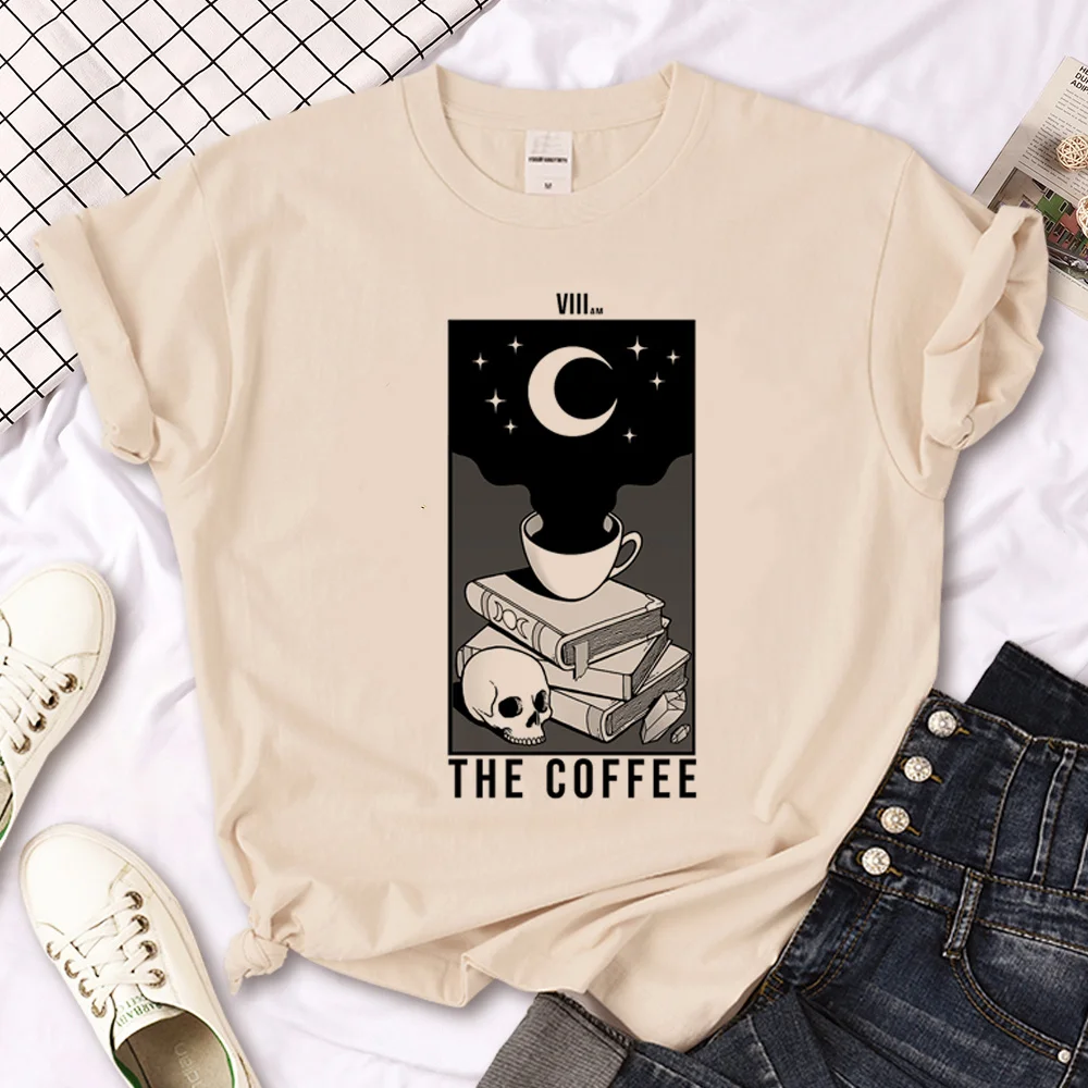 

Witch Triple Moon Gothic Sun Tee women summer t-shirts female funny streetwear 2000s clothing