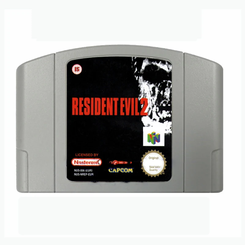 

Resident Evil-2 N64 Game Card Series European and American Japanese Animation Card Boutique Toys and Gifts