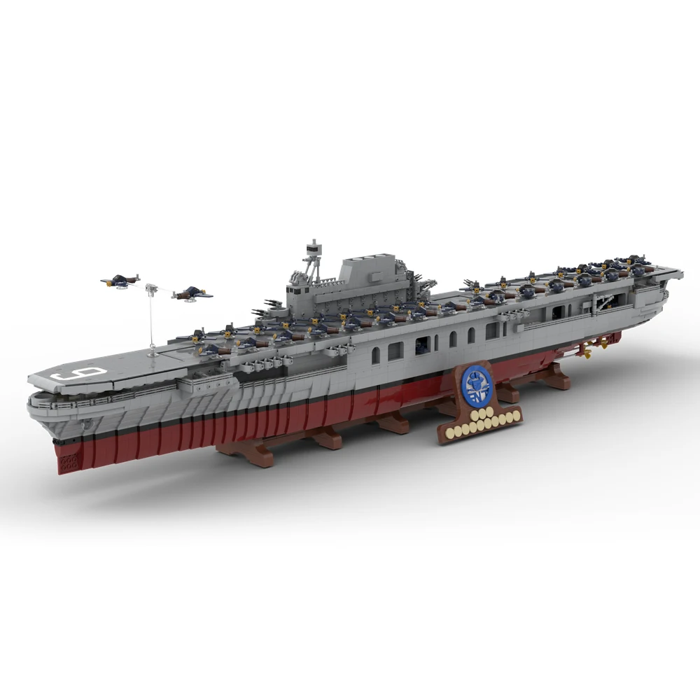 

Конструктор MOC World-War II The USS-развлекательная модель корабля