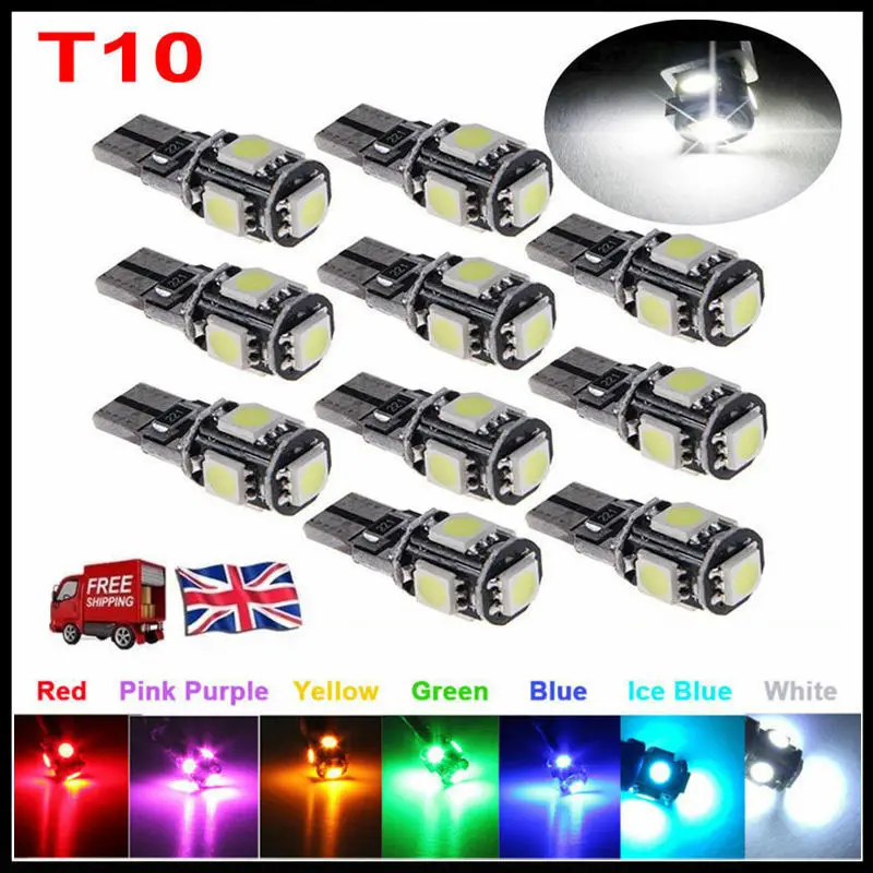 

T10 фонарь без ошибок CANBUS 13 SMD XENON WHITE W5W 501