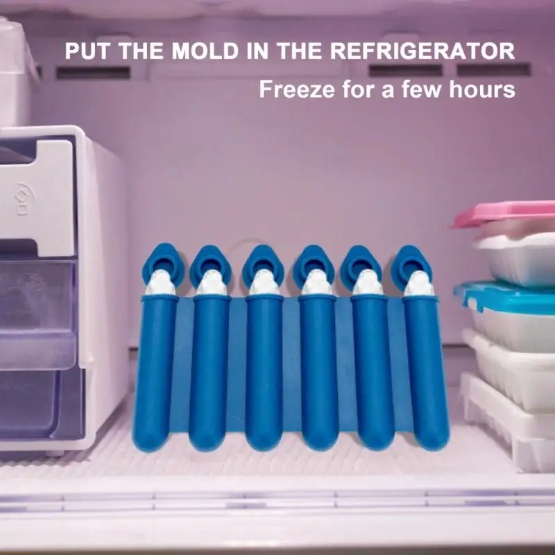 

Creative Soft Ice Mould Food Grade Silicone Ice Mould Reusable Silicone Ice Trays Wholesale 6-Grids Ice Bar Mold Black Ice Maker
