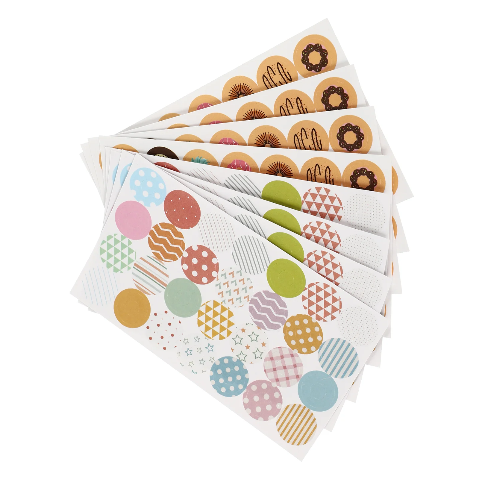 

Hole Reinforcement Stickers Paper Labels Leaf Loose Sticker Binder Adhesive Round Self Rings Reinforcers Dot Punch Donut Mini