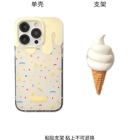 3D складной кронштейн подушки безопасности для мороженого, подставка для телефона, акриловая подставка для зеркала, настольная складная ручка для телефона