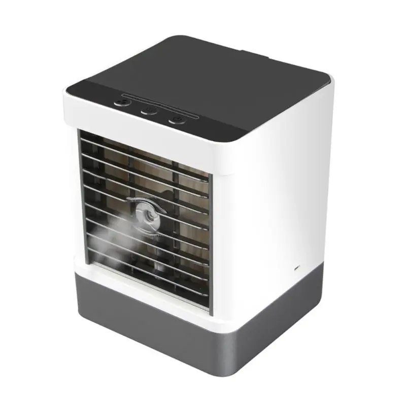 

Portable Air Conditioner Fan 3 in 1 Personal USB Air Cooler Desk Fan Mini Air Purifier Humidifier Cooling for Home New Dropship
