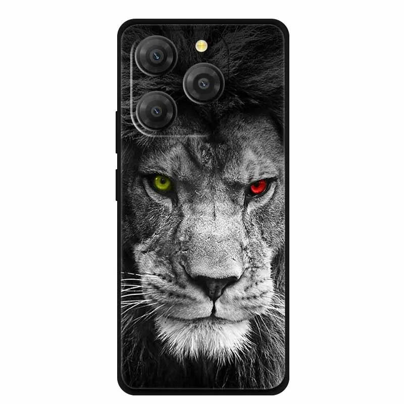 Фото Чехол для Blackview Shark 9, противоударный, черный, милый, с рисунком, из ТПУ, мягкий силиконовый бампер для Blackview Shark 9 №5