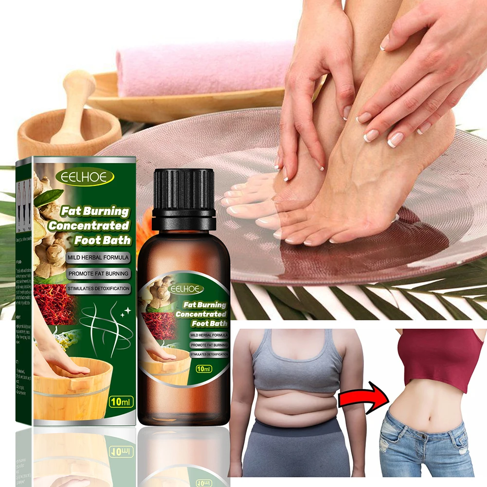 

20/10ml Lymphatic Drainage Foot Bath Oil Leg Slimming Foot Bath Fat Burning Condensed Slimming Detoxification Spa Relax Massage