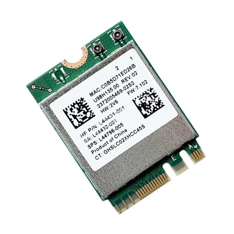 RTL8822CE Двухдиапазонная карта Wi-Fi 802.11ac Модуль с поддержкой Bluetooth5.0