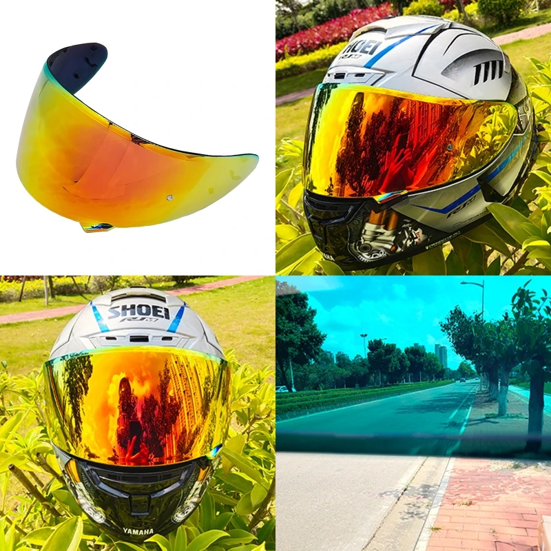 

Helmet Faceshield Anti-scratch Helmet Visor Lens For X14 Z7 D7YA