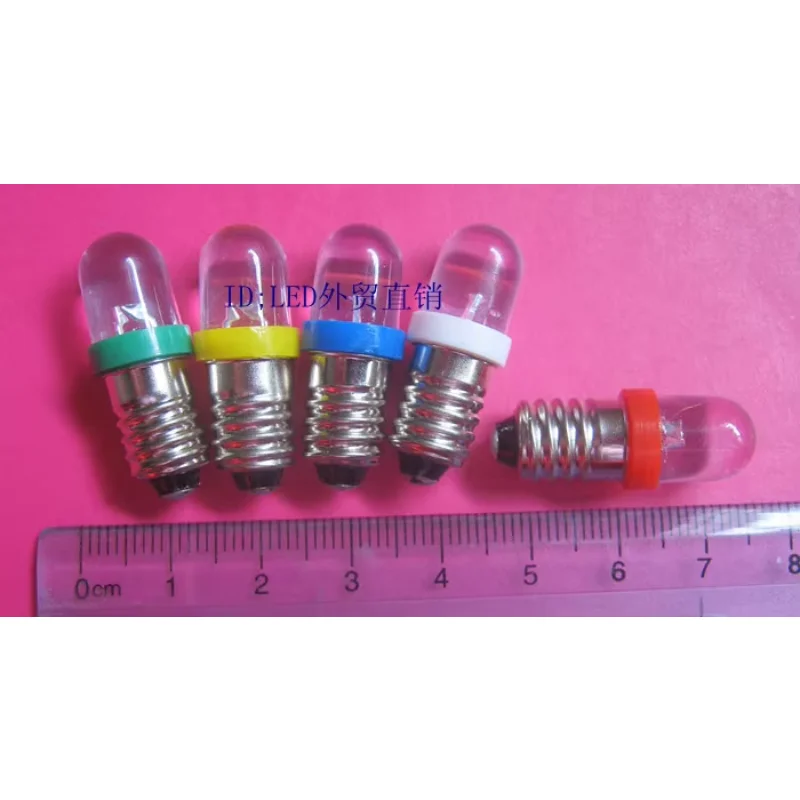 2024 24 В E10 винтовая лампа светодиодная сигнальная кнопка индикаторной лампы 30