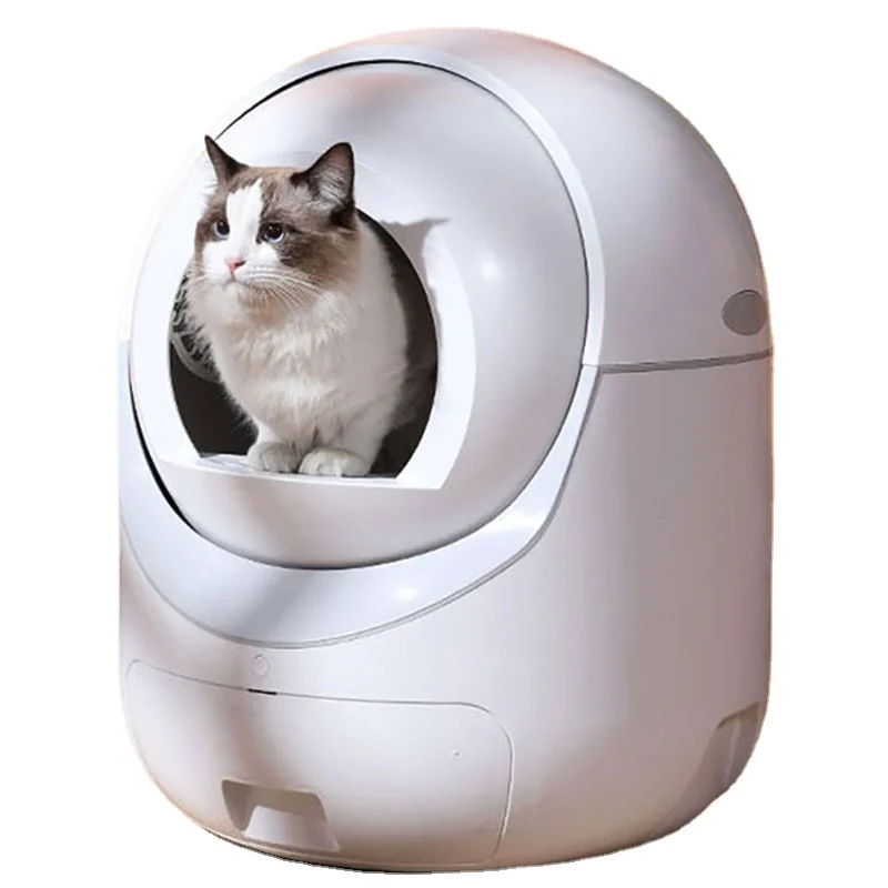 

Cat Litter Box Automatic Fully Enclosed Deodorant and Anti-splash Toilet for Cats Sand Box for Large Cats Articles for Pets