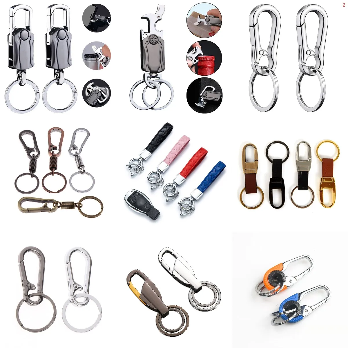

1pc Car-Styling Keychain Phone Number Card Car Motorcycle Home Key Ring Holder Housekeeper For Care Leather&Metal Car Key Chain