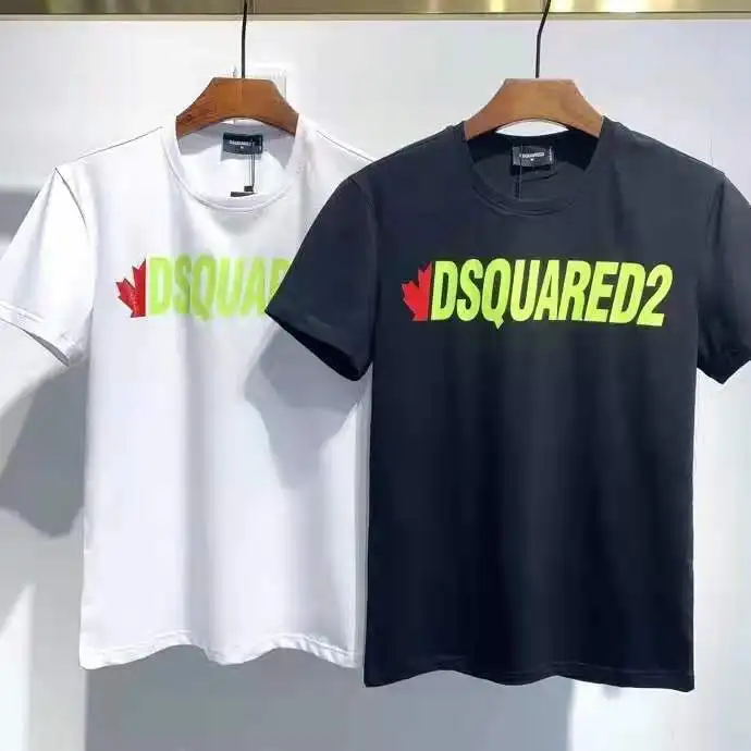 

2023 DSQUARED2 Short-sleeved T-shirt Men's Printing Fashion Trend D2 Summer Youth Shirt DT775
