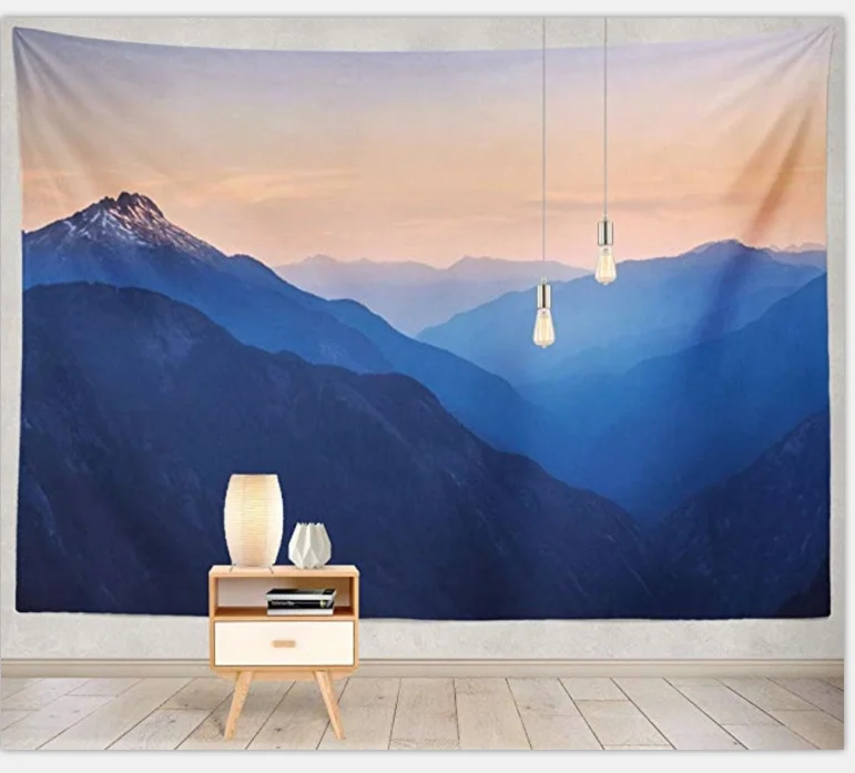 

Digital printing new hang cloth home tapestry