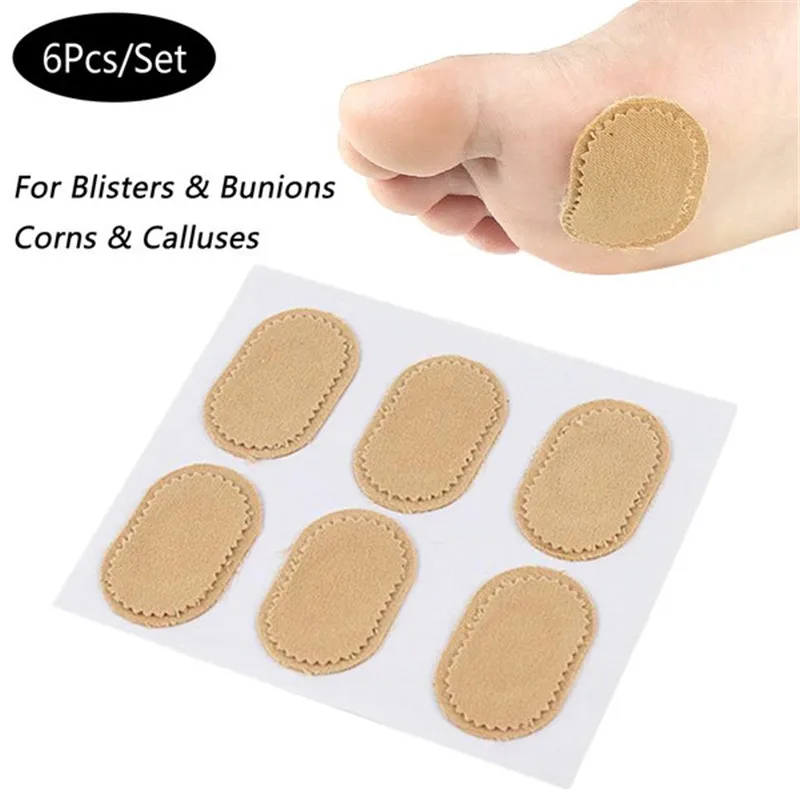 

6PCS/Sheet Foot Care Travel Outdoor Unisex Pad Patch Heel Sticker Cotton Foot Corn Removal Plaster