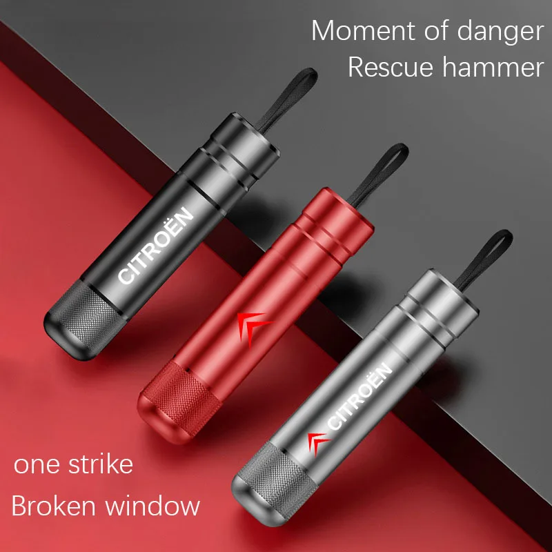 

Car Safety Hammer Auto Window Breaker Seat Belt Cutter Car Rescue For Citroen DS DS3 DS4 DS5 DS6 DS7 DS9 BERLINGO PICASSO VTS