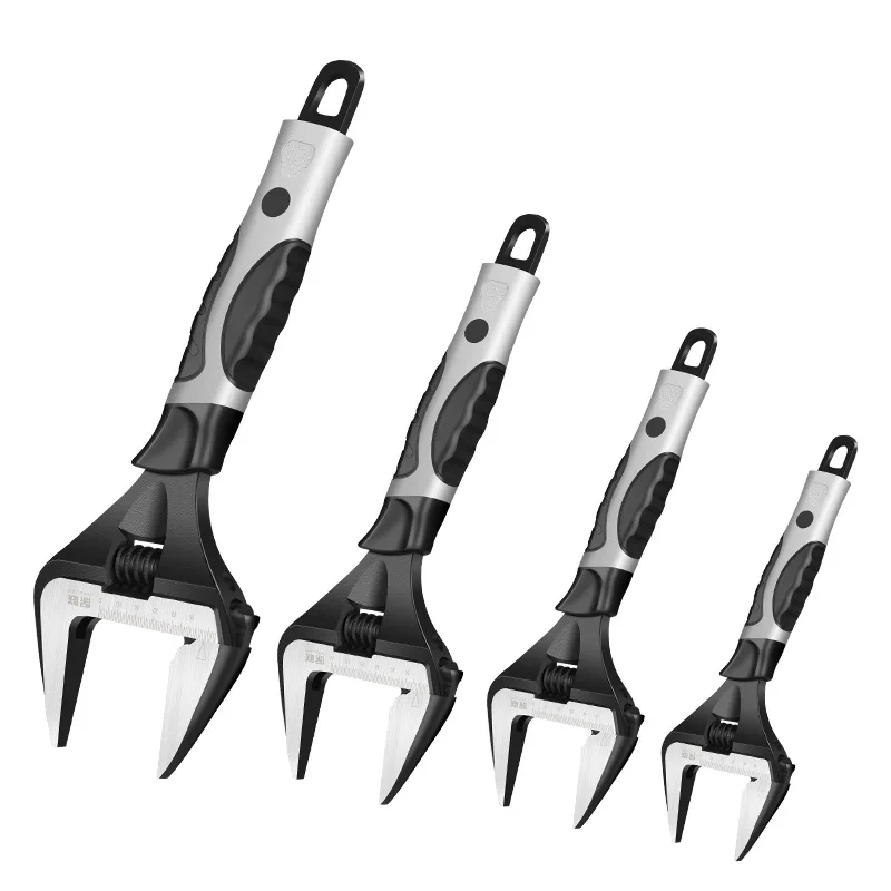 

Wrench 6-12 inches Large opening Adjustable Universal Spanner CR-V Steel Mechanical Workshop Hand Repair Tools Car Bicycle