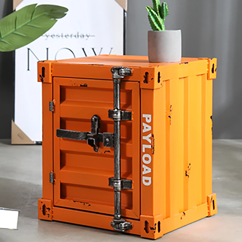 

Nordi под заказ винтажный промышленный тематический контейнер для дивана, боковой журнальный столик, прикроватный столик, табурет, барный шка...