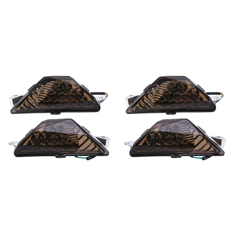 

2X Motorcycle Front Turn Signals Blinker Indicator LED Light Lamp For Kawasaki Ninja 250 400 2018 2019