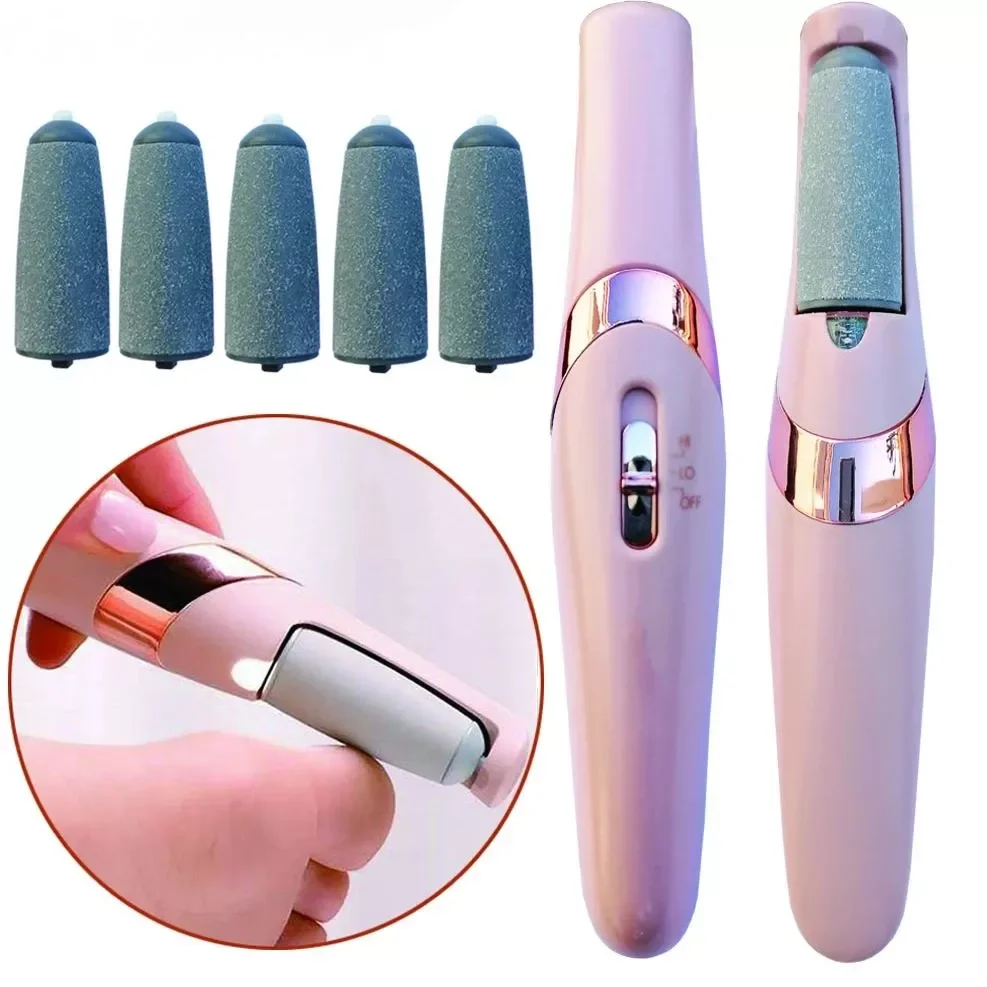 

NEW2023 Rechargeable Foot File Removes Home Pedicure Foot Care Tool Dry Skin Powerful Exfoliation Feet Callus Removers