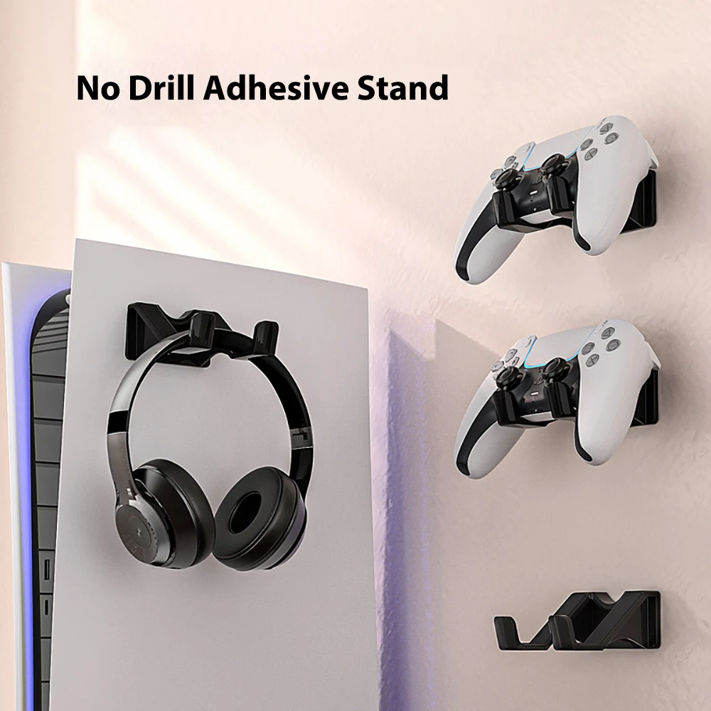 

No Drill Wall Mount Bracket for PS5 PS4 Xbox Nintendo Controller Switch Headphone Headset Gamepad Hook Holder Fast Shipping