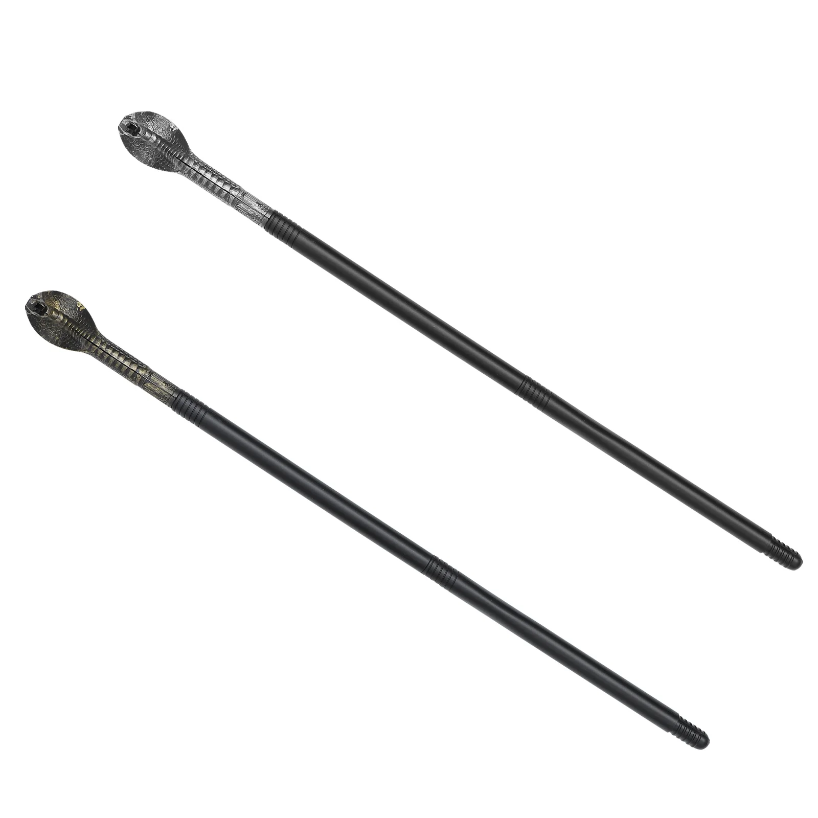 

Cane Prop, Snake Walking Cane Wand Toys Three- section Scepter Costume Accessory for Supplies 2Pcs