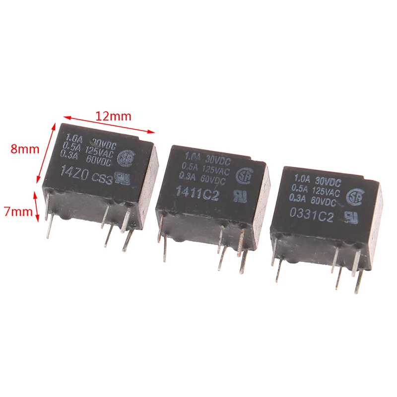 

G5V-1-T90 Signal Relay G5V-1-5VDC G5V-1-12VDC G5V-1-24VDC 6Pin SPDT Mini Signal Relay For PCB