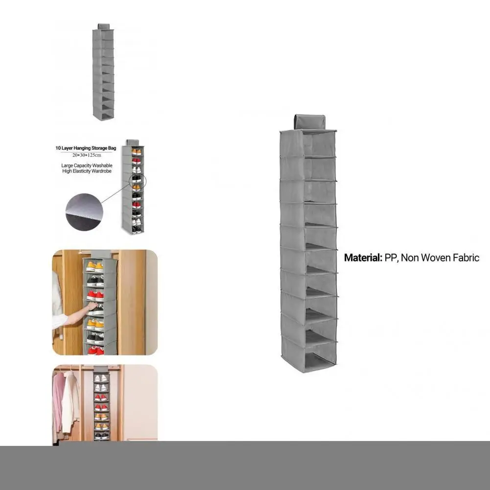 

Hanging Interlayer Organizer High-quality Thick Stable Household Accessories Hanging Storage Shelves Hanging Storage Bag