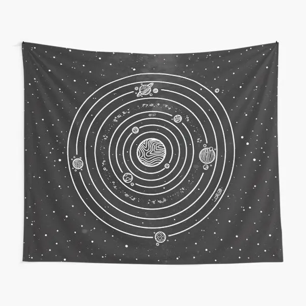 

Solar System Tapestry Colored Towel Home Wall Decoration Bedspread Hanging Bedroom Beautiful Blanket Art Mat Printed Decor