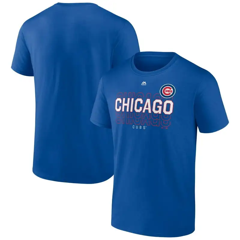 

Branded Royal Chicago Cubs Join Forces T-Shirt Golf wear for woman 골프 티셔츠 여성 Ropa de gym de hombres Golf women Wor