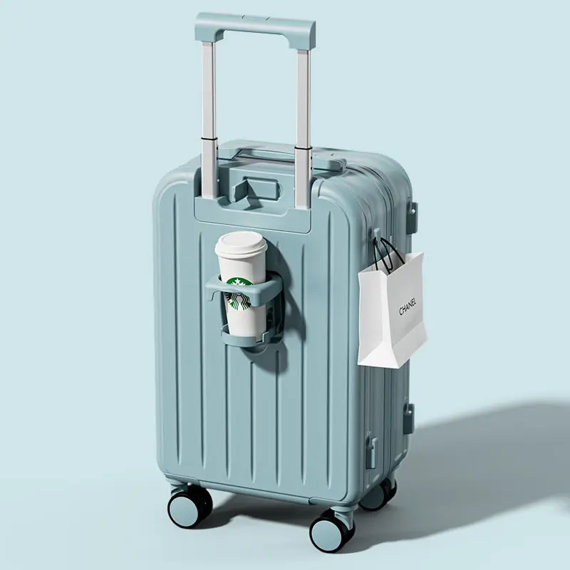 Universal wheel trolley case, men's and women's travel case, large capacity suitcase, password box, 2023 new case