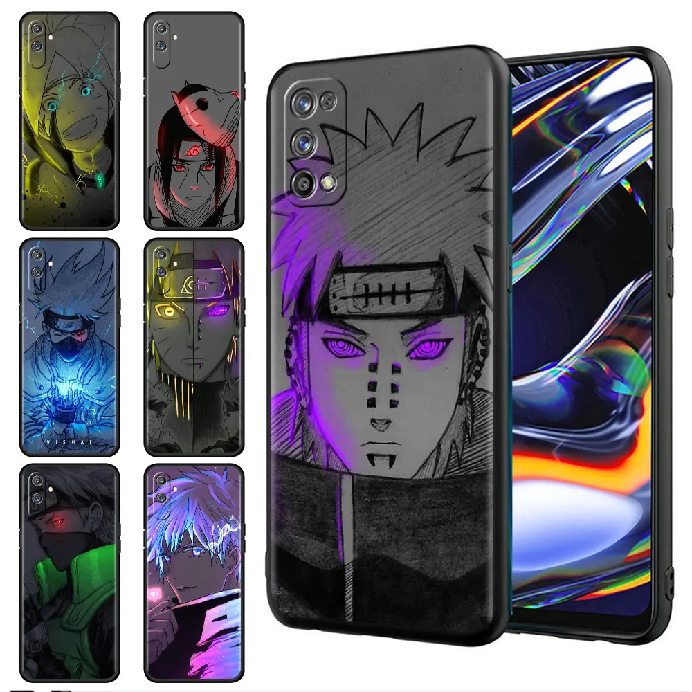 

Black Cases for Realme 8 7 6 Pro C15 C21 C11 C21Y XT 5 C3 GT Master 8i C12 C35 Phone case Cover Art Hot Japan Anime