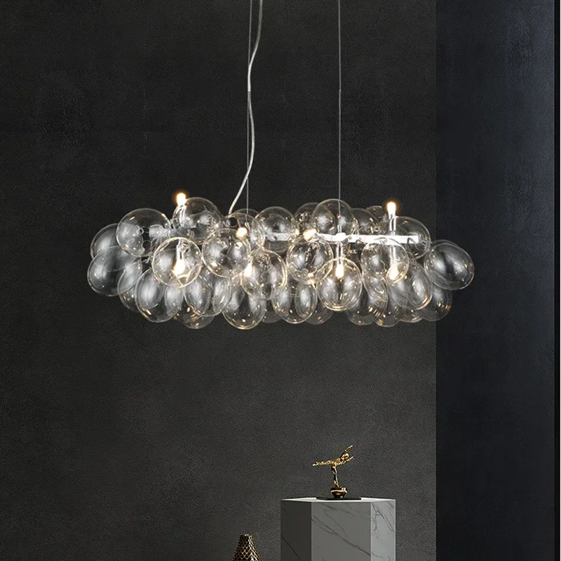 Креативные современные светодиодные люстры прозрачный подвесной светильник из