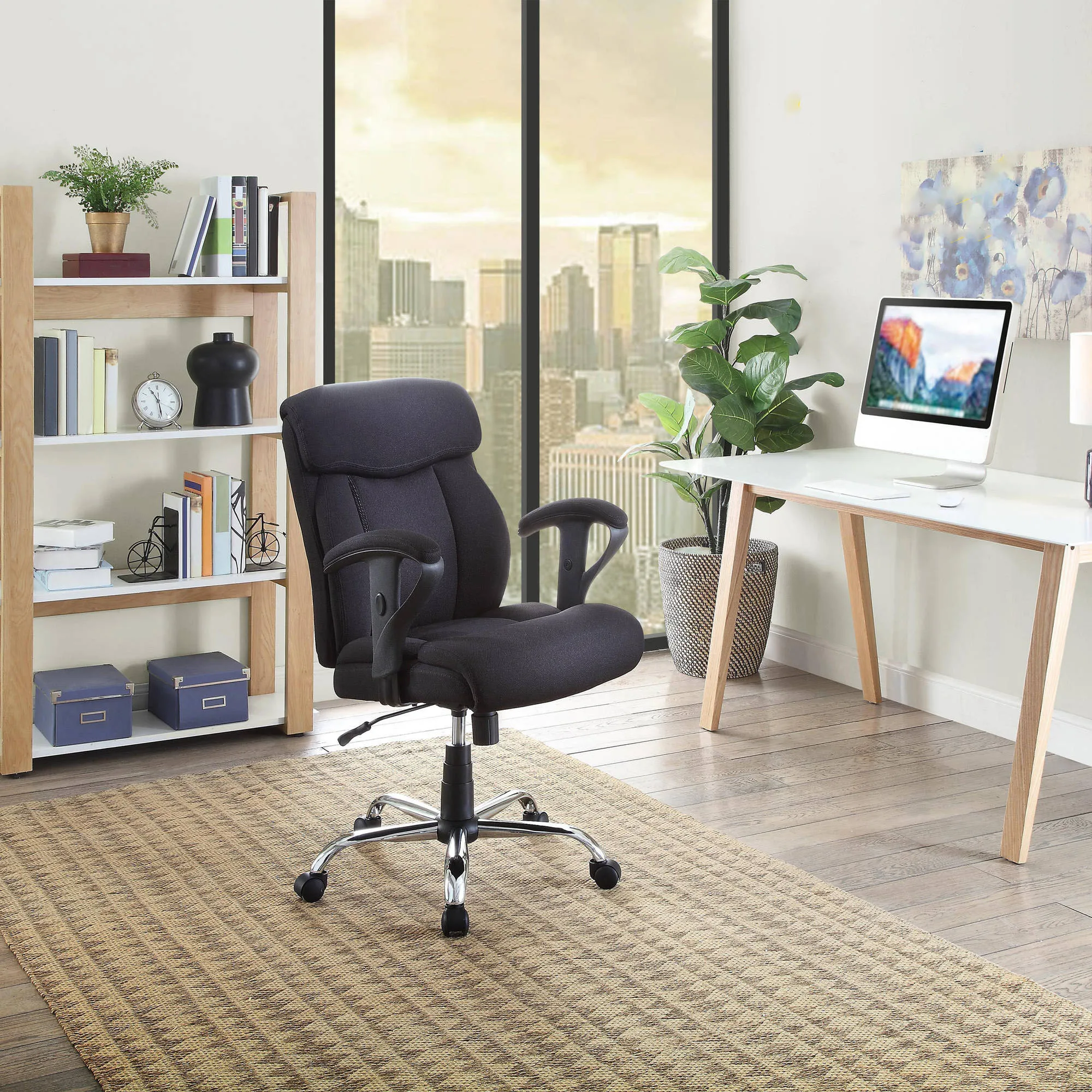 

Tall Fabric Manager Office Chair, Supports Up To 300 Lbs, Black