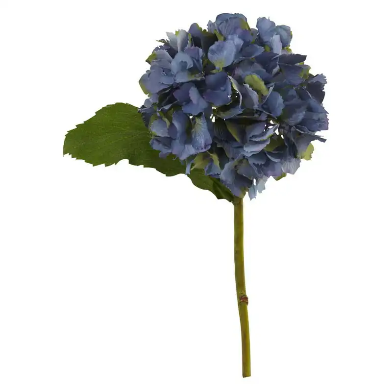 

& White Extraordinary Blue & White Hydrangea Artificial Flowers, Set of 12 Pieces, Long Lasting Beauty for Home Decoration & Off