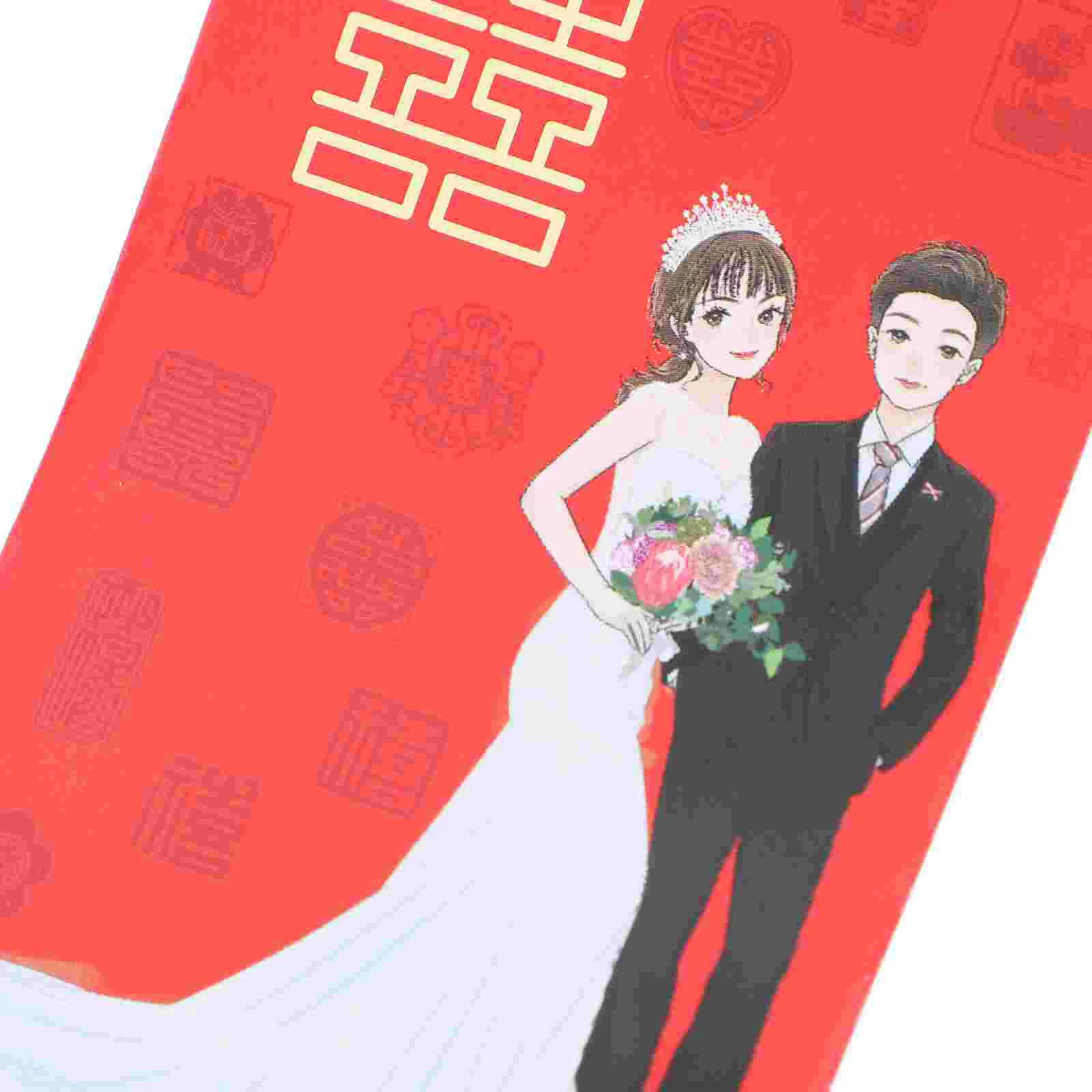 

80 Pcs Chinese Red Envelope Money Asian Decor Lucky Pouch Packet Wedding Envelopes Packets Mini
