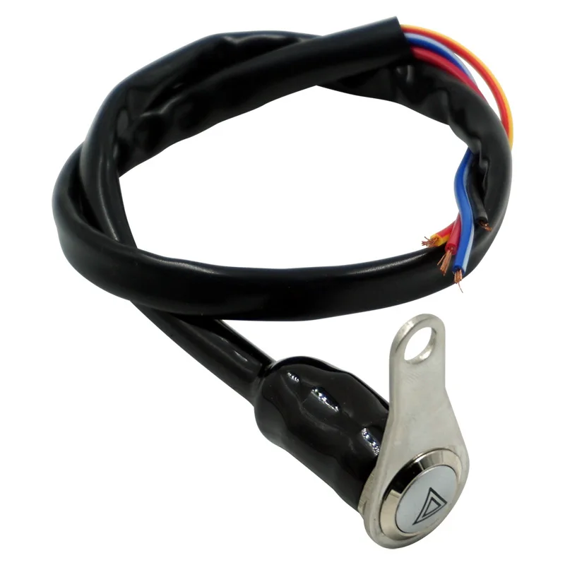 

Motorcycle Switch ON-Off Handlebar with LED Indicator Light Waterproof Button Headlight Warning Switches