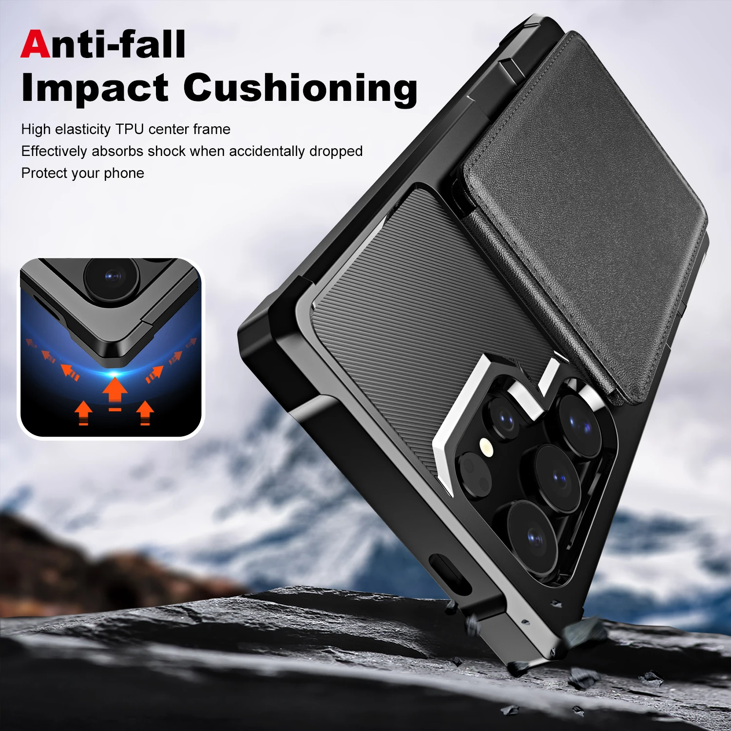 Кожаный чехол-кошелек для хранения карт Samsung Galaxy S23 S21 FE S24 Ultra S20 S10 Plus A55 A35 A25 A15 A34 A54 5G