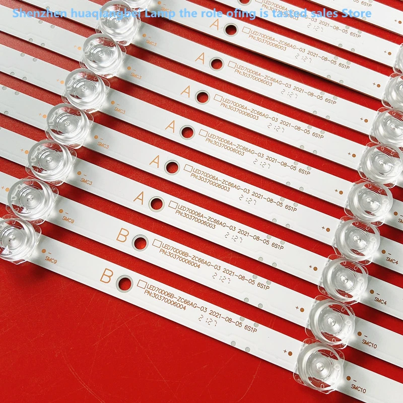 Светодиодная лента для Φ 30370006004 30370006003 LU70C51 LS70M31 LED70D06A-ZC66AG-03