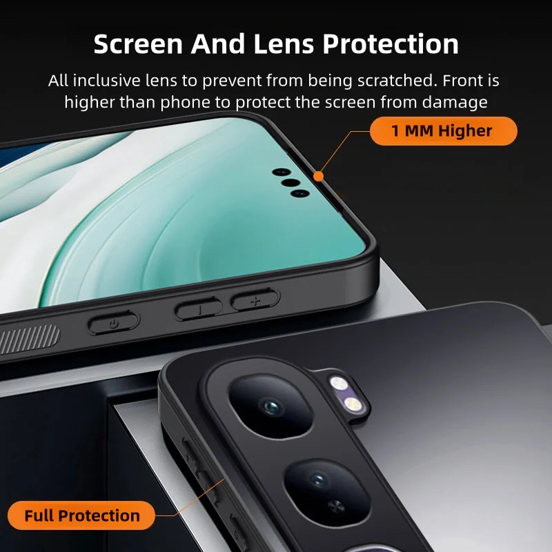 Чехол для vivo V40 Lite (IDN) 4G 5G матовый ослепительный золотой силиконовый защитный