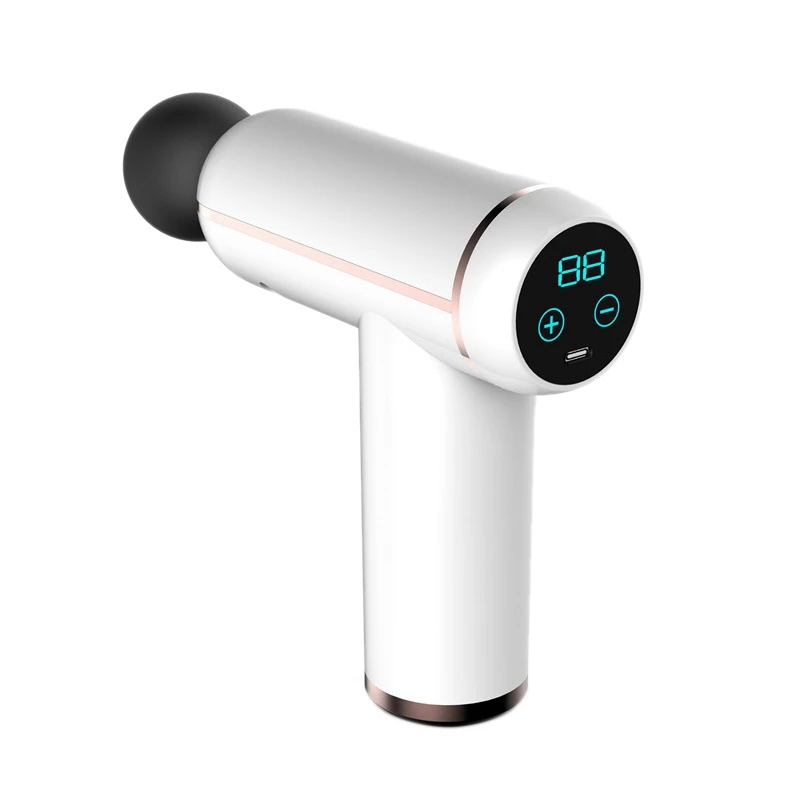 

ELOS-Mini Muscle Massager LCD Display Portable Electric Massager,For Percussion Massager Relieve Soreness Massager