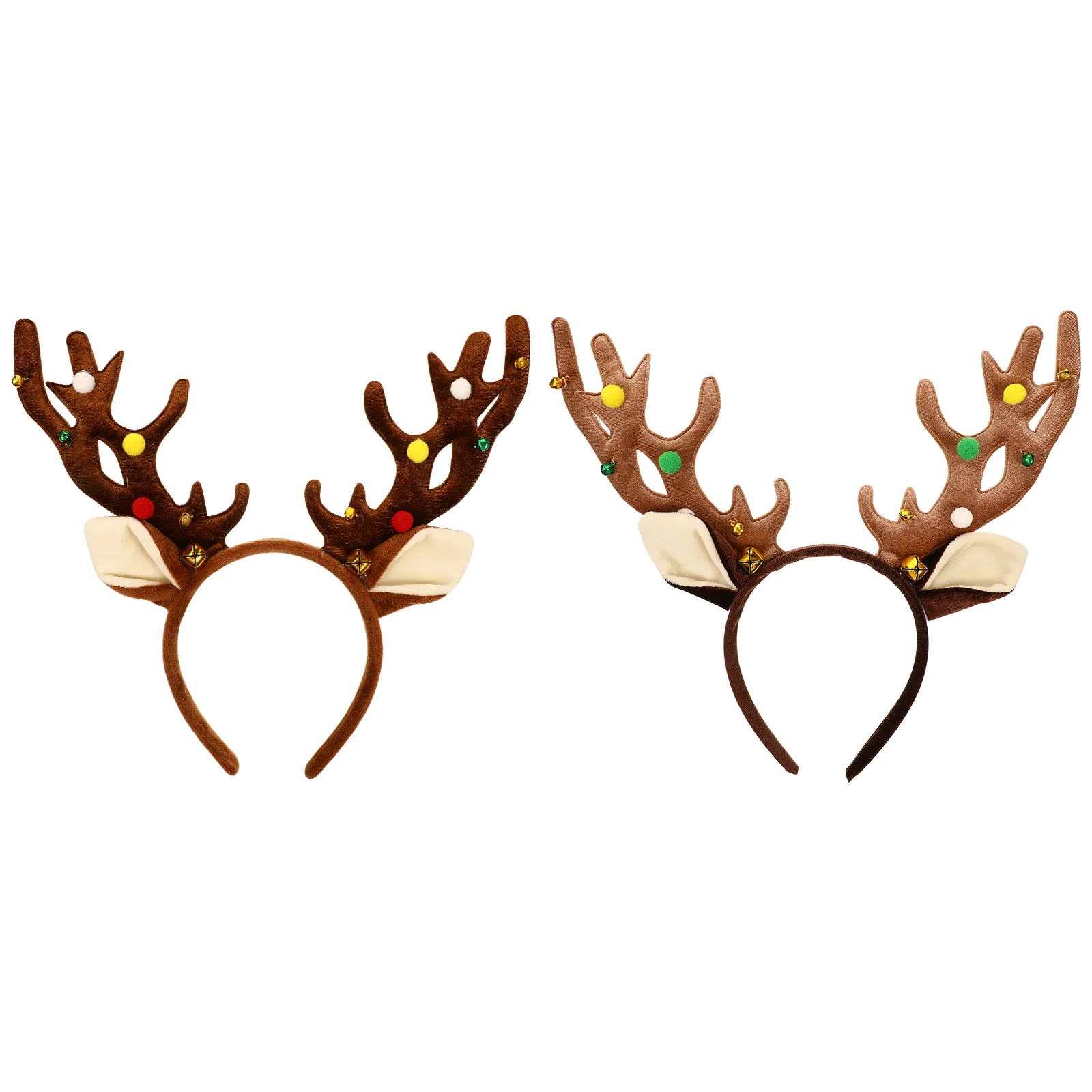 Повязка на голову с большими рогами украшения для рождественской вечеринки