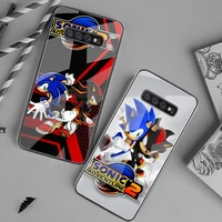 anime cartoon sonic the hedgehog 2 phone case tempered glass for samsung s20 ultra s7 s8 s9 s10 note 8 9 10 pro plus cover
